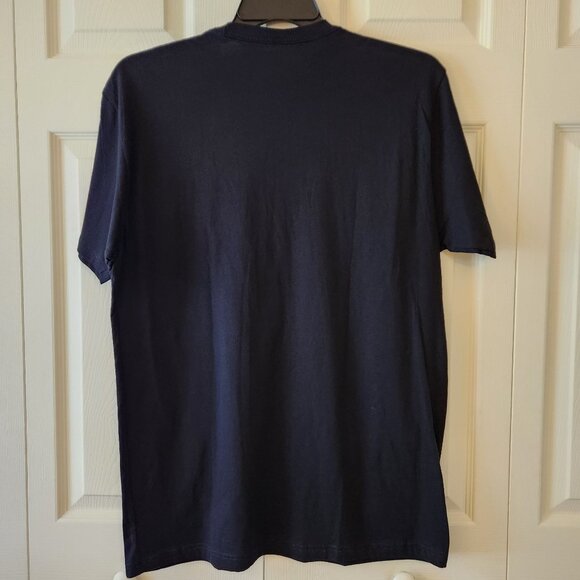 Sticker Mule Large Black T-Shirt With Yellow Logo Design 100% Cotton - Picture 4 of 5